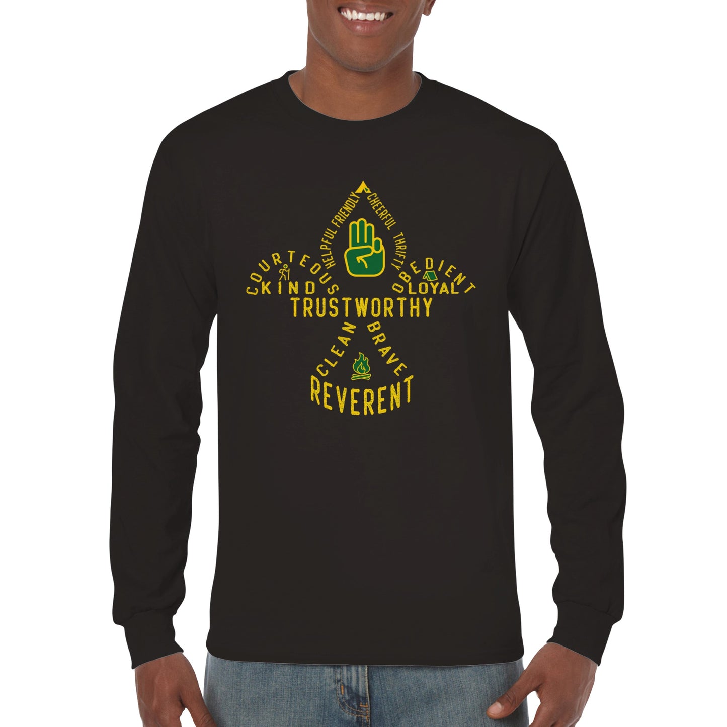 Troop 125 Scout Code v1Original - Classic Unisex Longsleeve T-shirt - Classic Unisex Longsleeve T-shirt