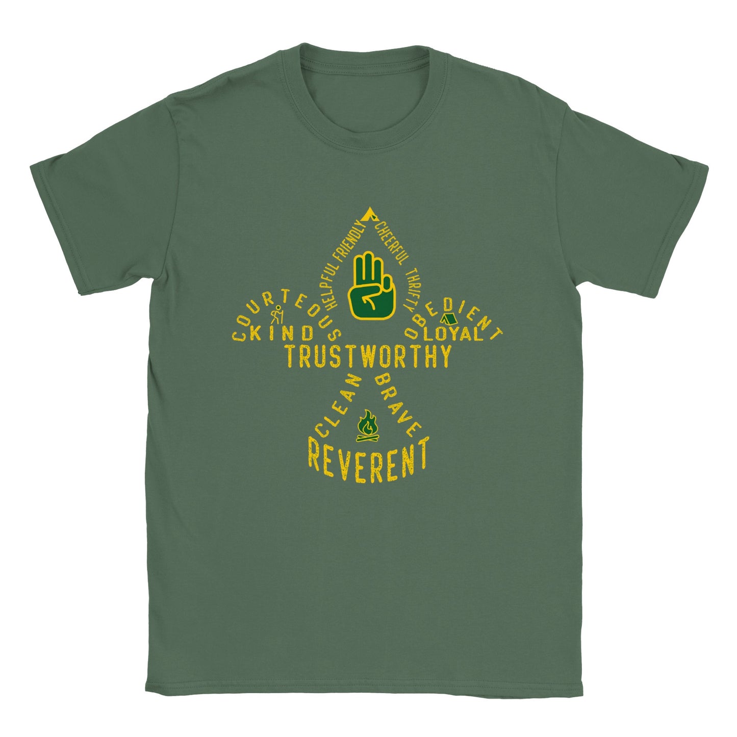Troop 125 Scout Code v1a- Classic Unisex Crewneck T-shirt