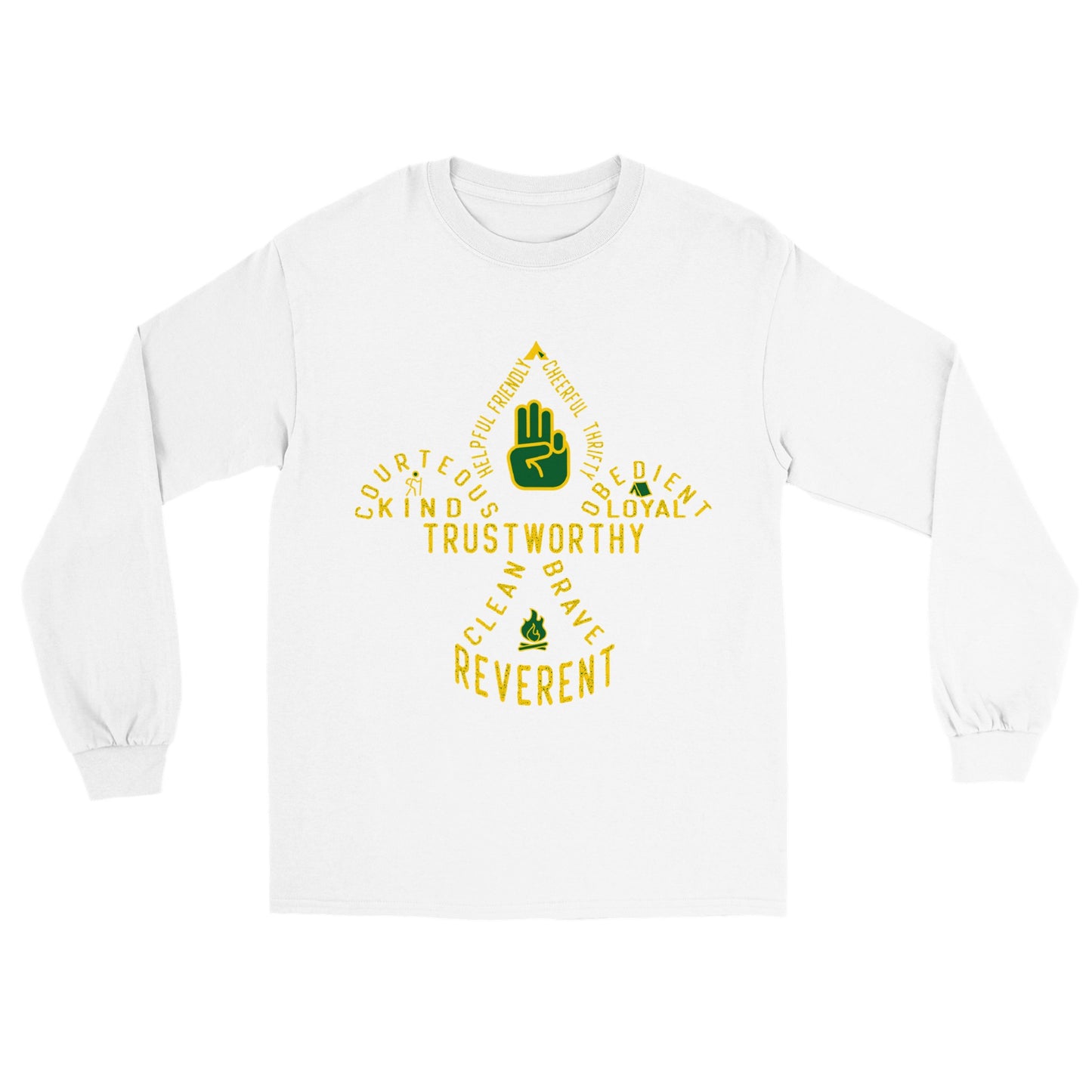 Troop 125 Scout Code v1a - Classic Unisex Longsleeve T-shirt