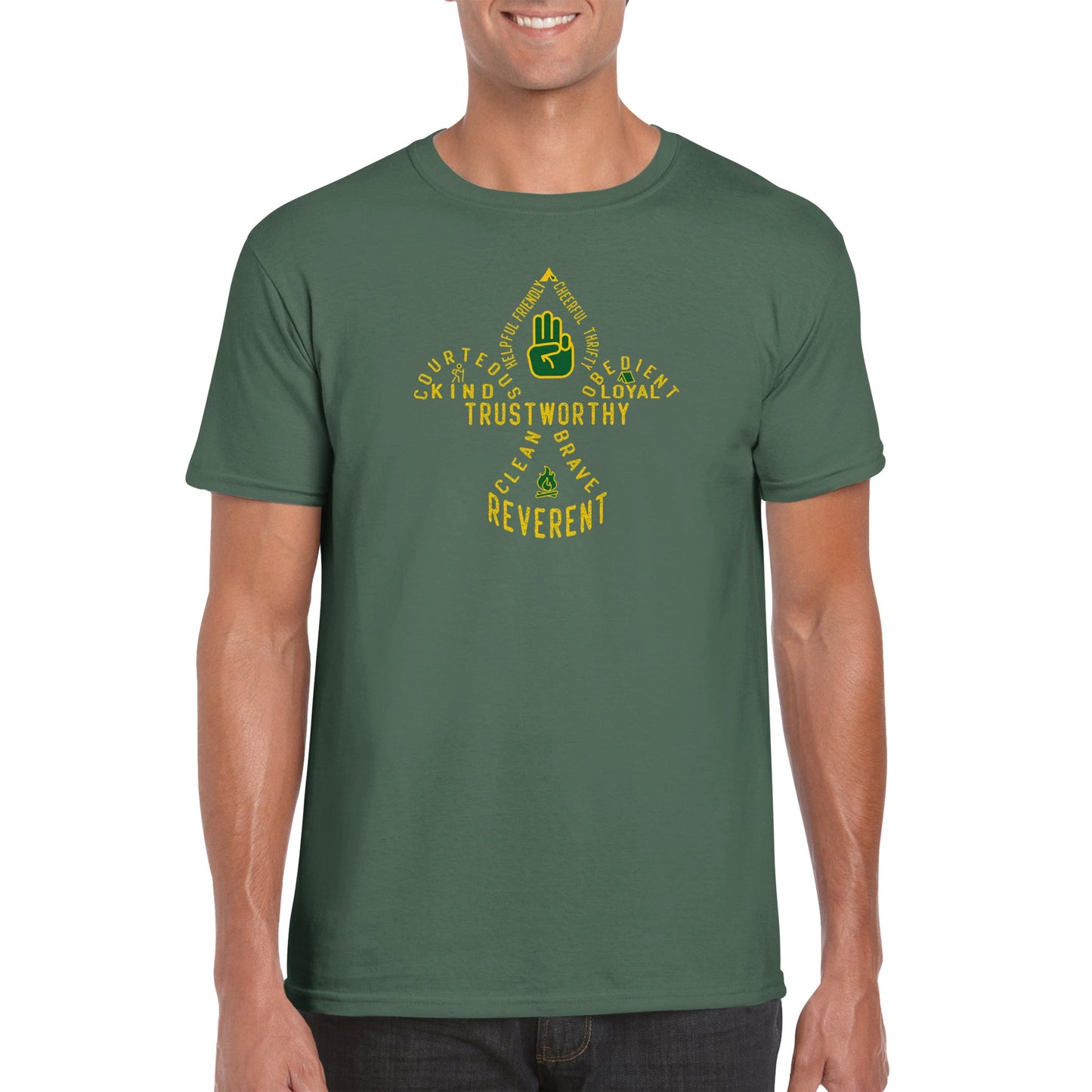 Troop 125 Scout Code v1a- Classic Unisex Crewneck T-shirt