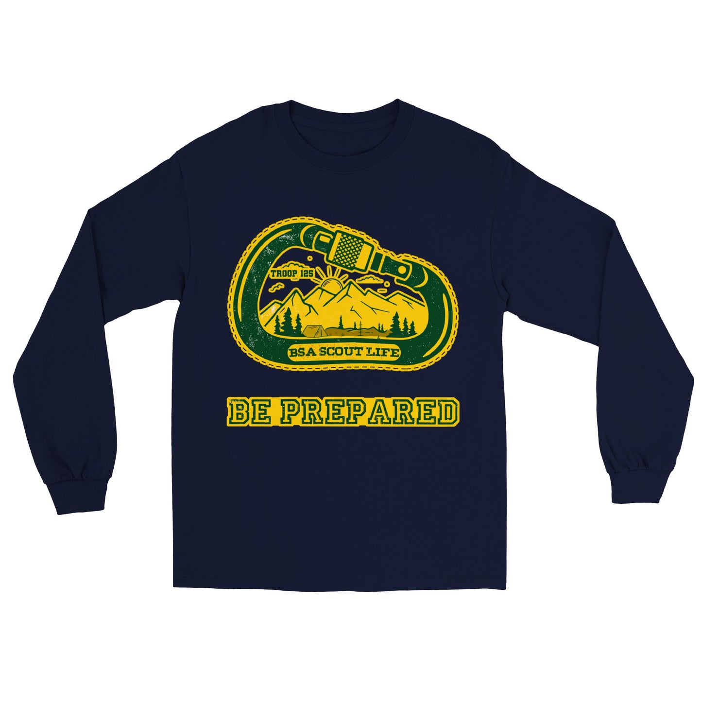 Troop 125 Scout Be Prepared - Classic Unisex Longsleeve T-shirt
