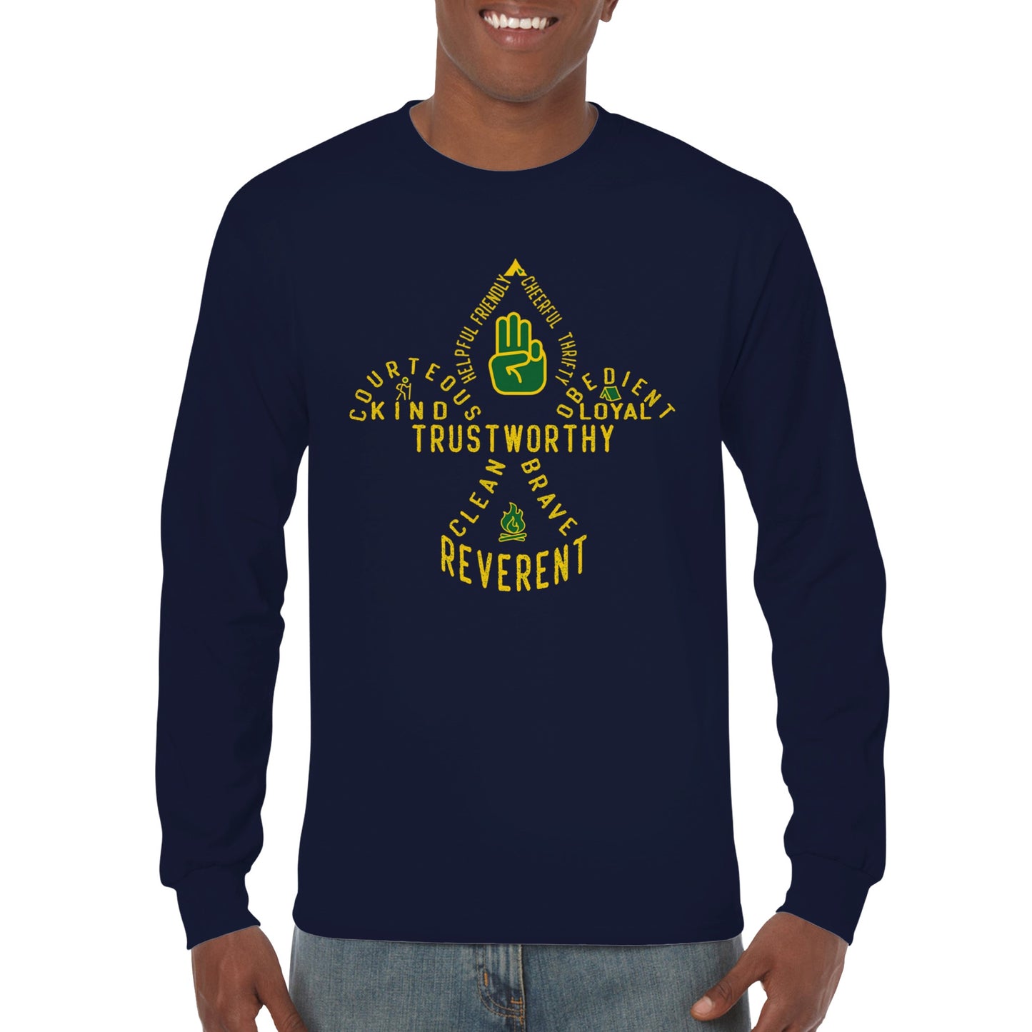 Troop 125 Scout Code v1a - Classic Unisex Longsleeve T-shirt