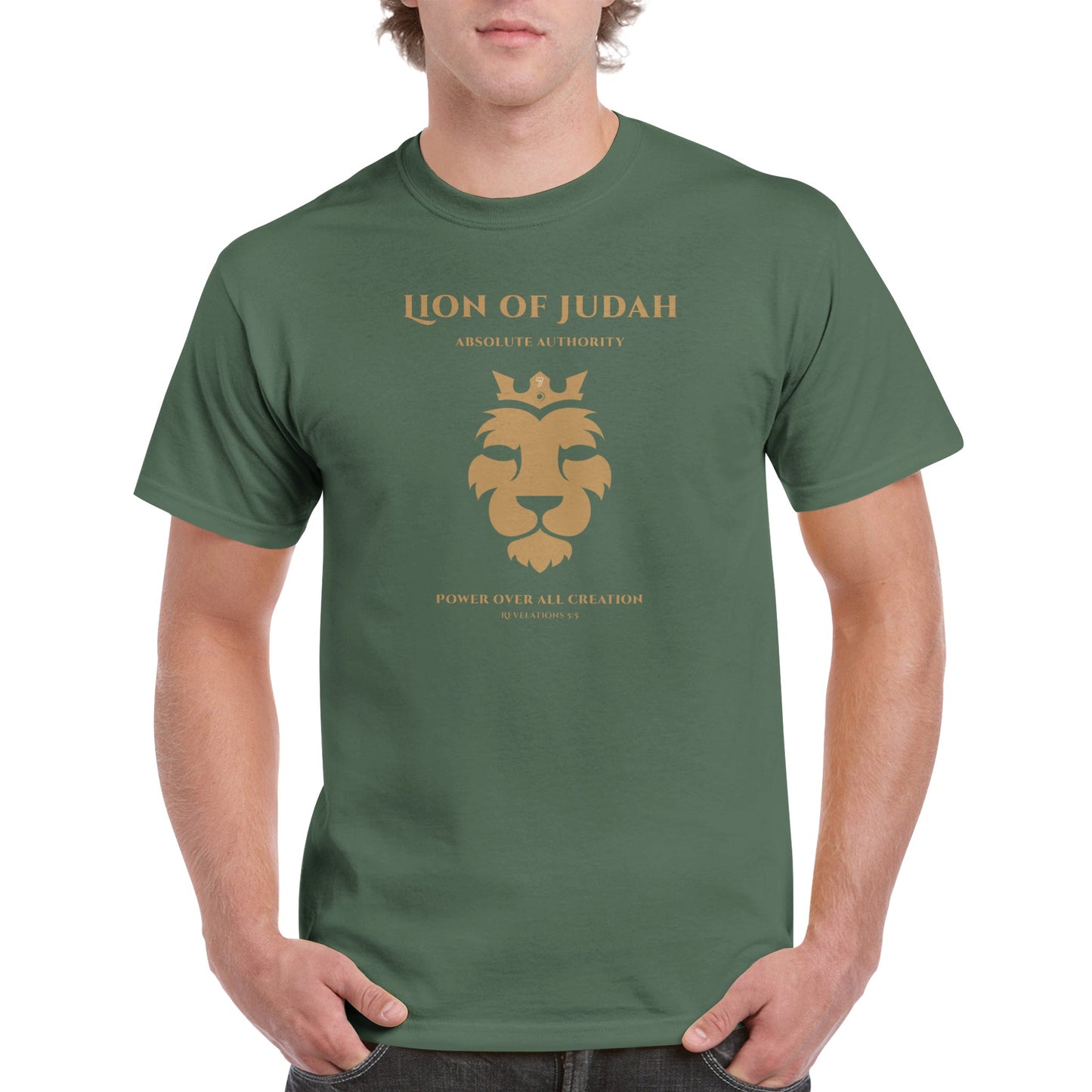 Lion of Judah, Heavyweight Unisex Crewneck T-shirt