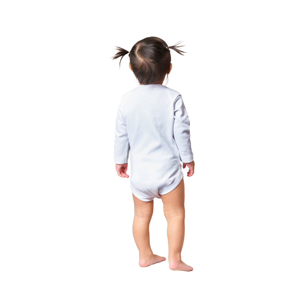 B.I.T.S. Logo, Classic Baby Long Sleeve Onesies