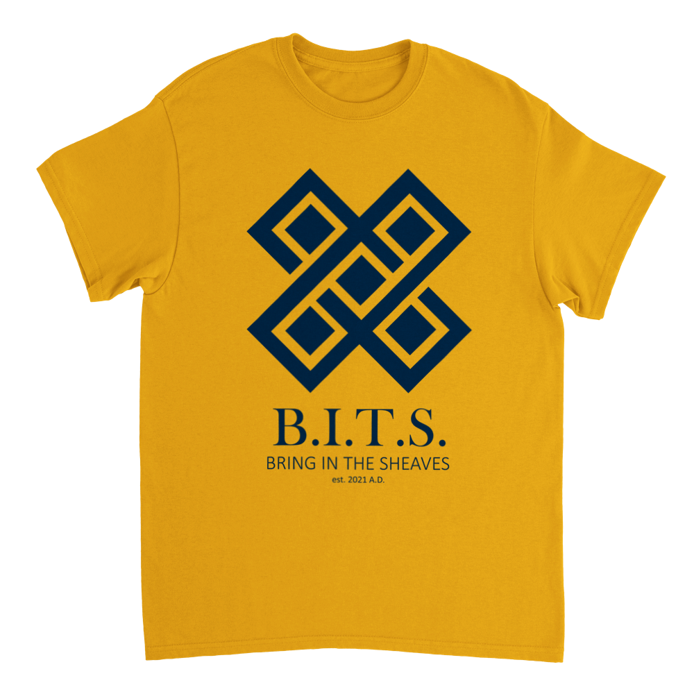 B.I.T.S. Logo, Heavyweight Unisex Crewneck T-shirt