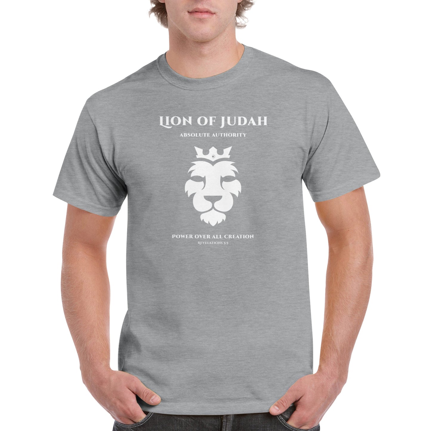 Lion of Judah, Heavyweight Unisex Crewneck T-shirt