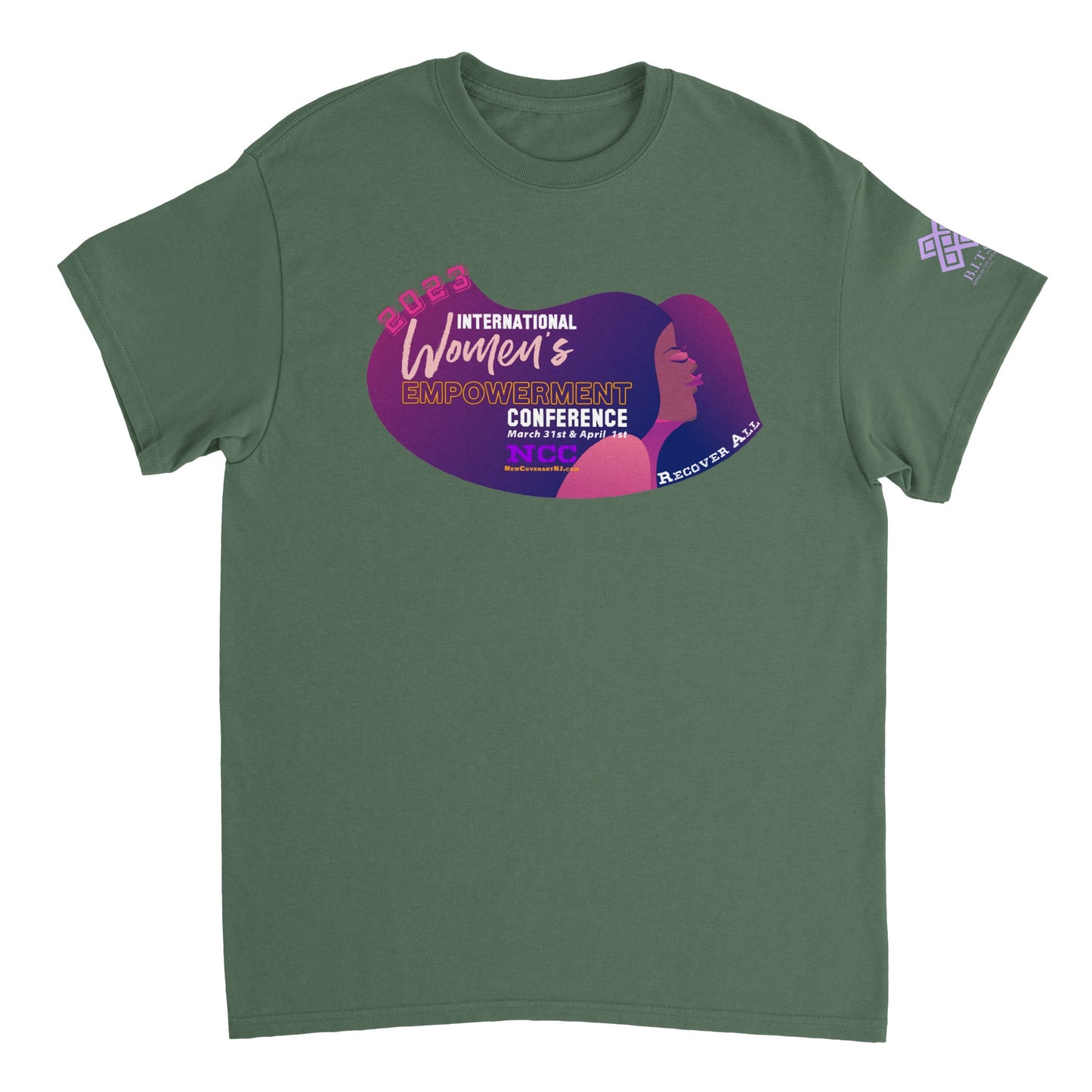 NCC 2023 Women's Conference Hair, Heavyweight Unisex Crewneck T-shirt