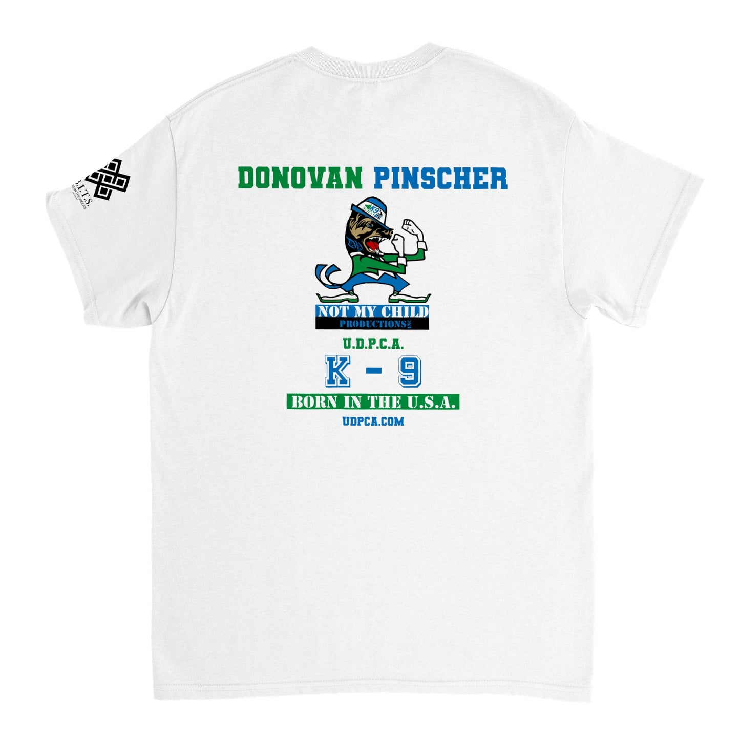 Donovan Pinscher Not My Child, Heavyweight Unisex Crewneck T-shirt