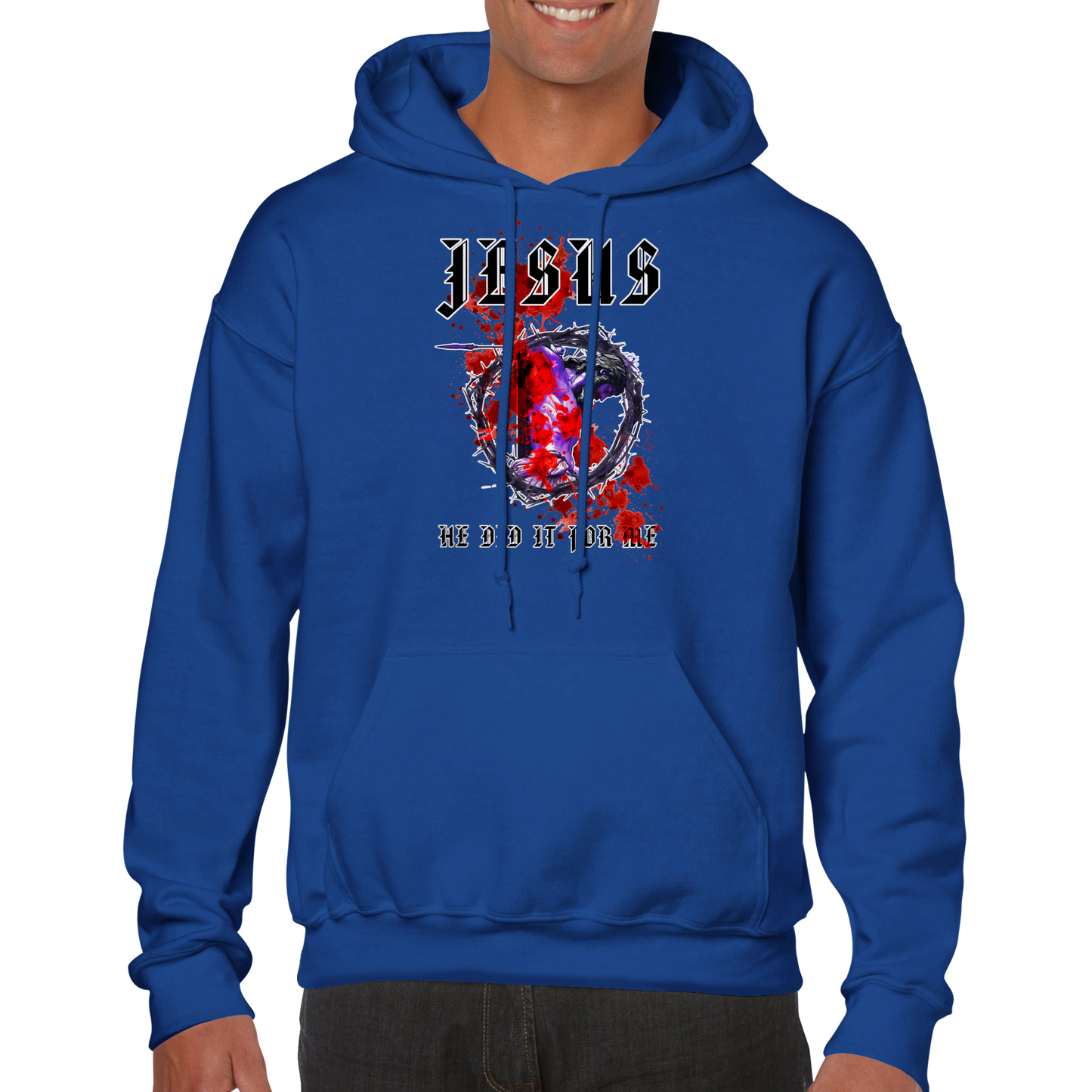 JESUS Did IT For Me, Classic Unisex Pullover Hoodie