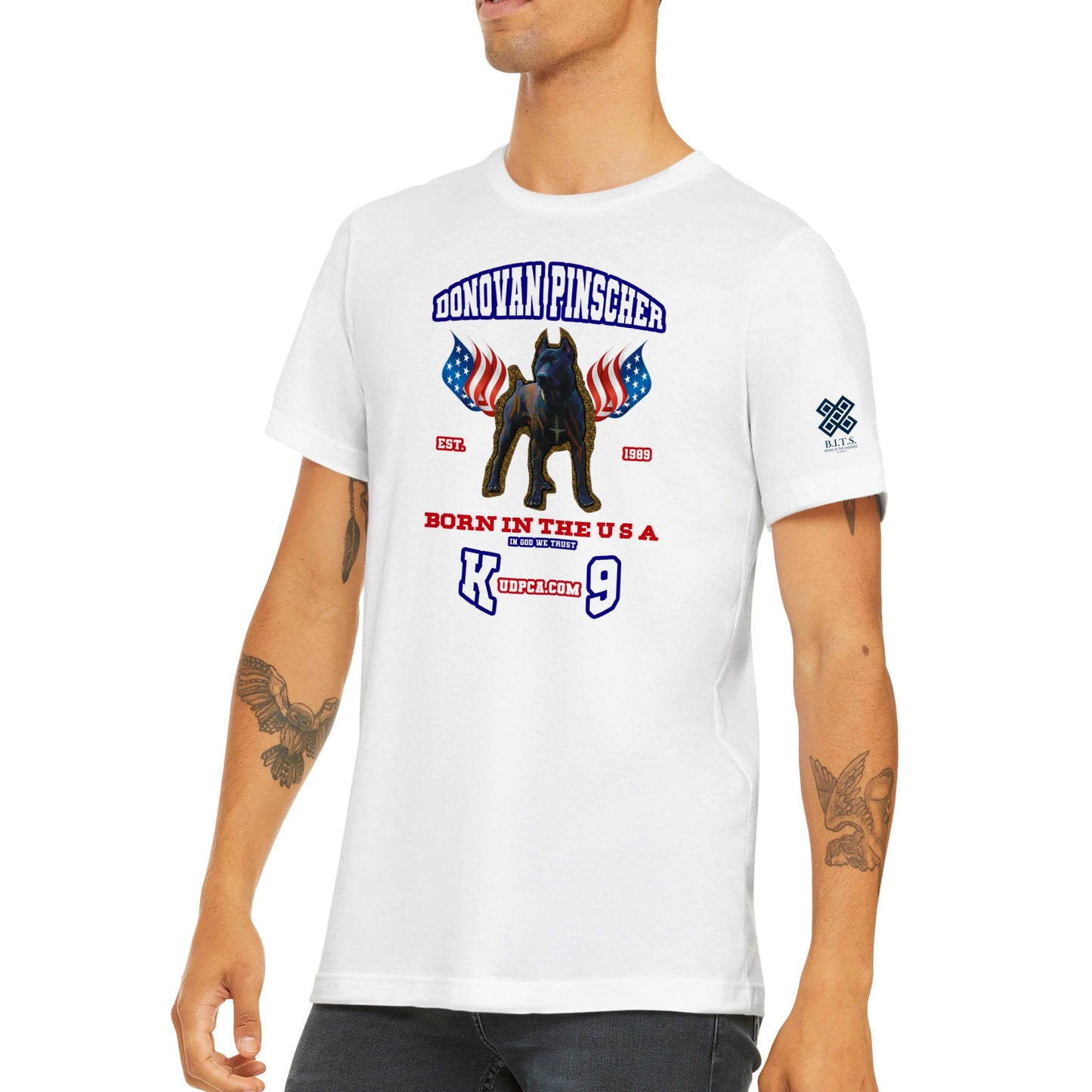 Donovan Pinscher UDPCA K-9, Classic Unisex Crewneck T-shirt