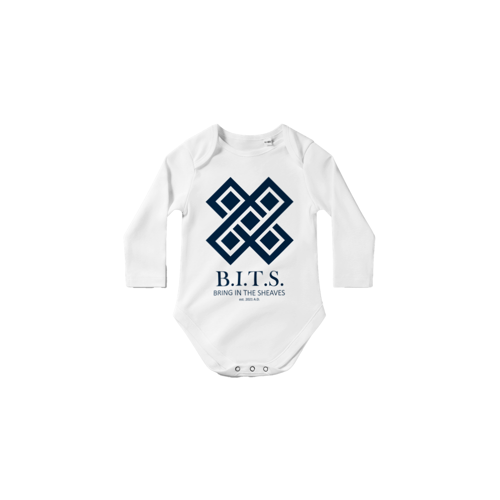 B.I.T.S. Logo, Classic Baby Long Sleeve Onesies