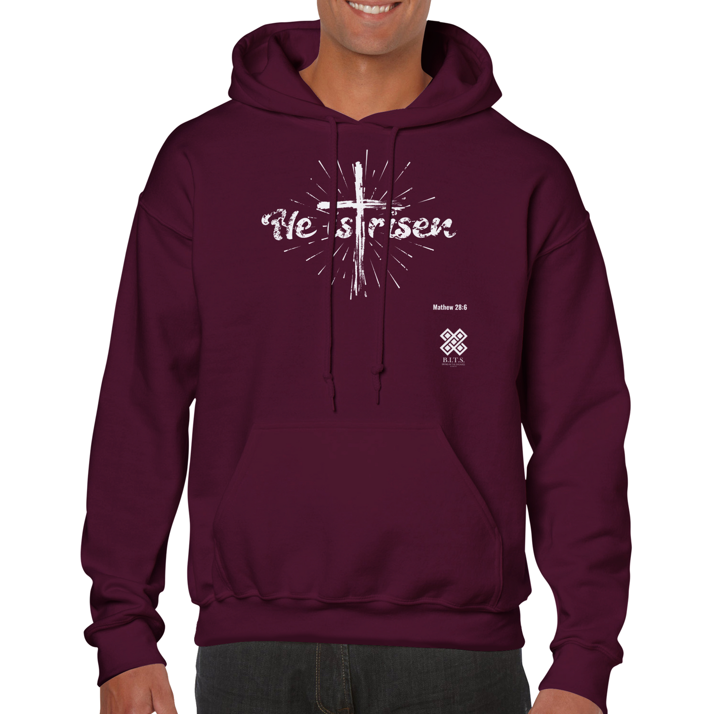 HE IS Risen, Classic Unisex Pullover Hoodie