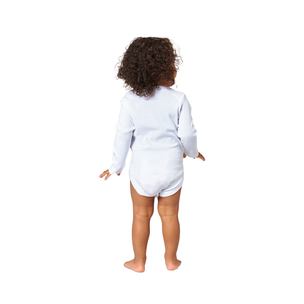 B.I.T.S. Logo, Classic Baby Long Sleeve Onesies