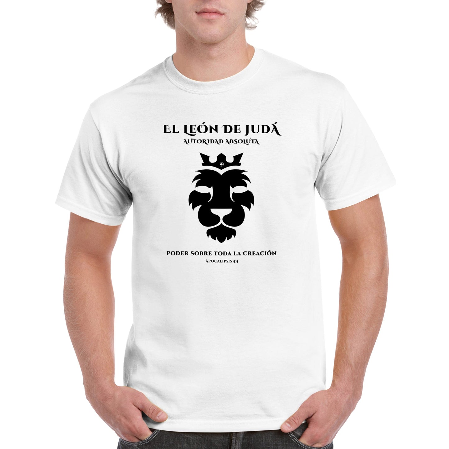 Leon de Juda, Camiseta Manga Corta Clasica - Unisexo
