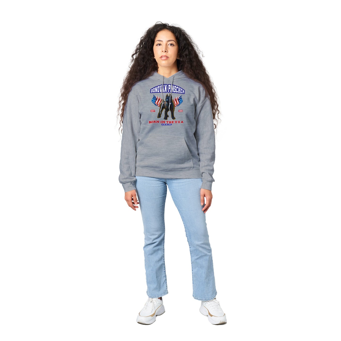 Donovan Pinscher UDPCA K-9, Classic Unisex Pullover Hoodie
