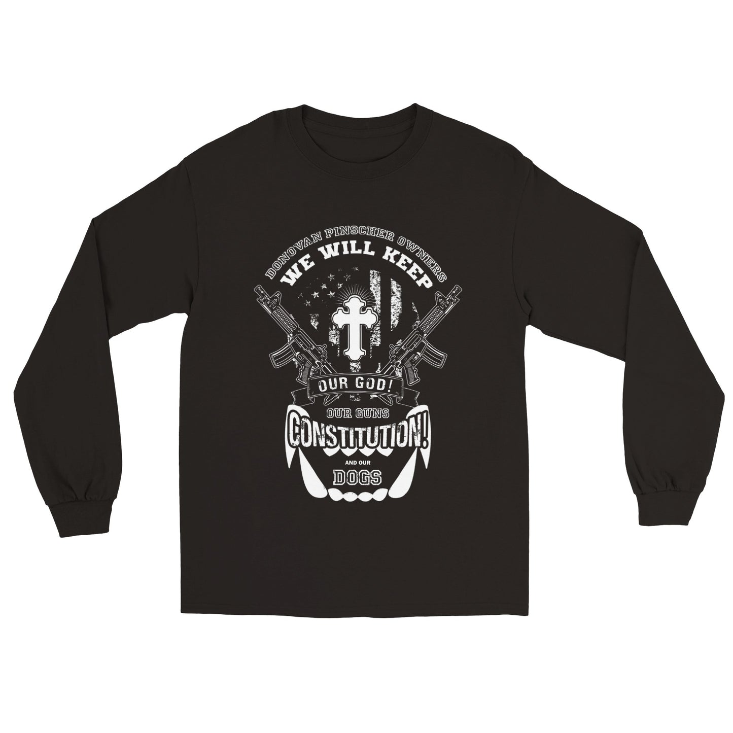 Donovan Pinscher Our Rights Will Not be Stolen, Classic Unisex Longsleeve T-shirt