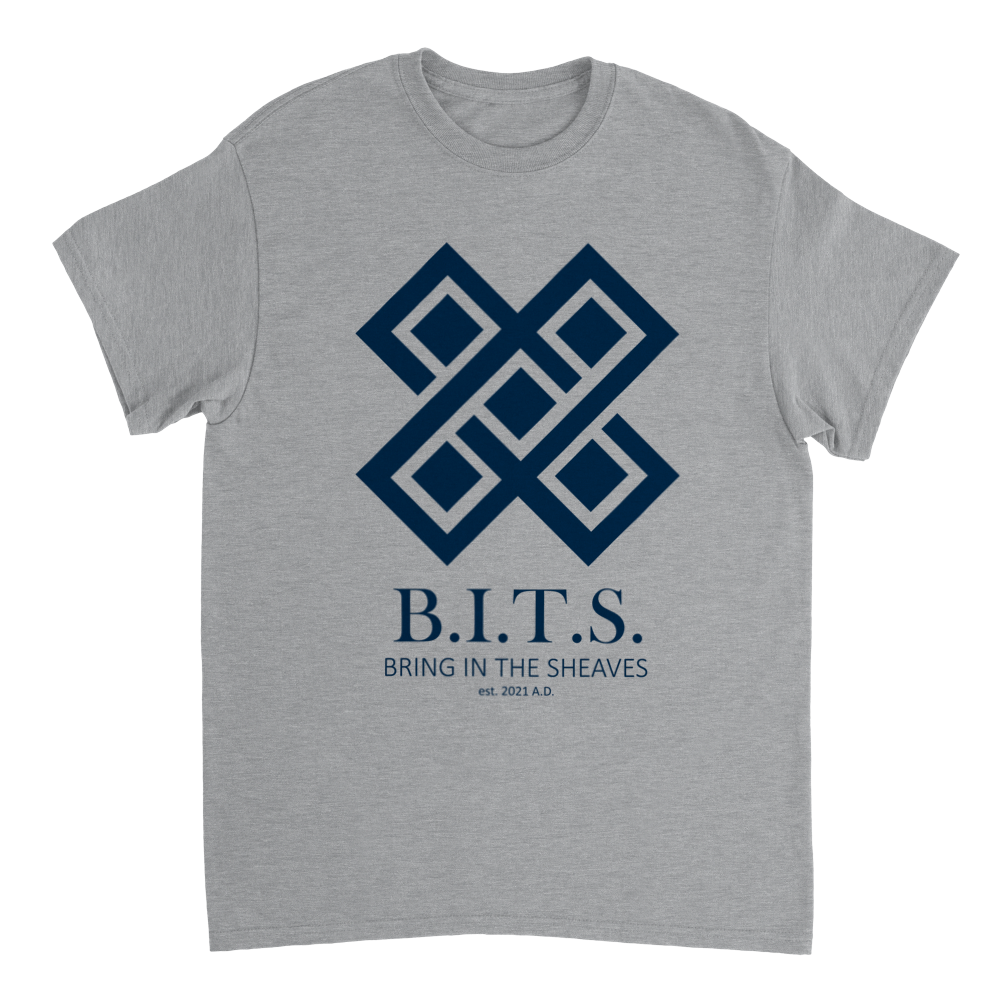 B.I.T.S. Logo, Heavyweight Unisex Crewneck T-shirt