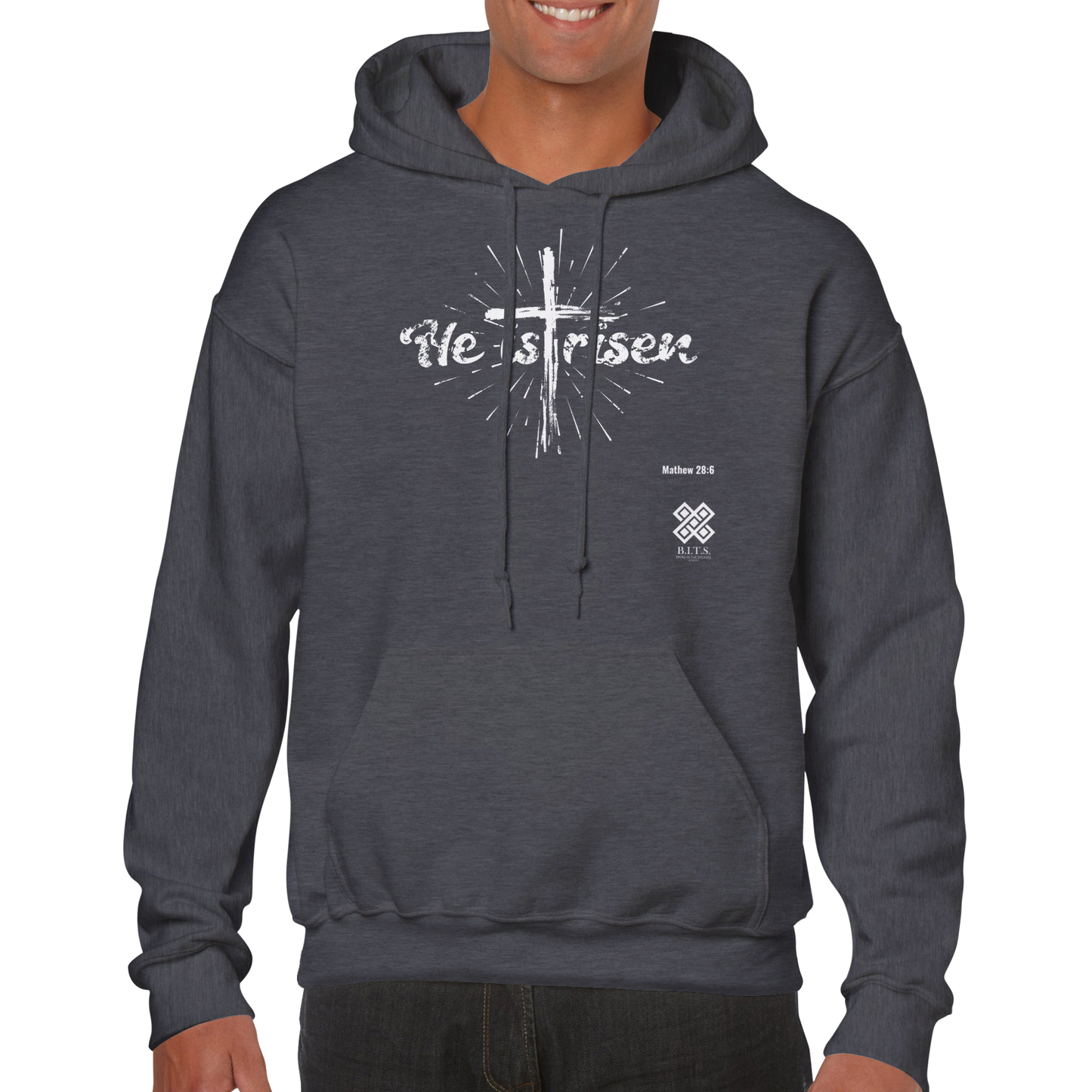 HE IS Risen, Classic Unisex Pullover Hoodie