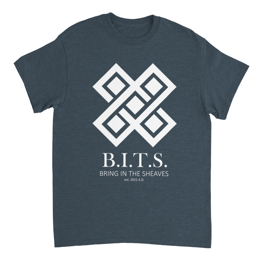 B.I.T.S. Logo, Heavyweight Unisex Crewneck T-shirt