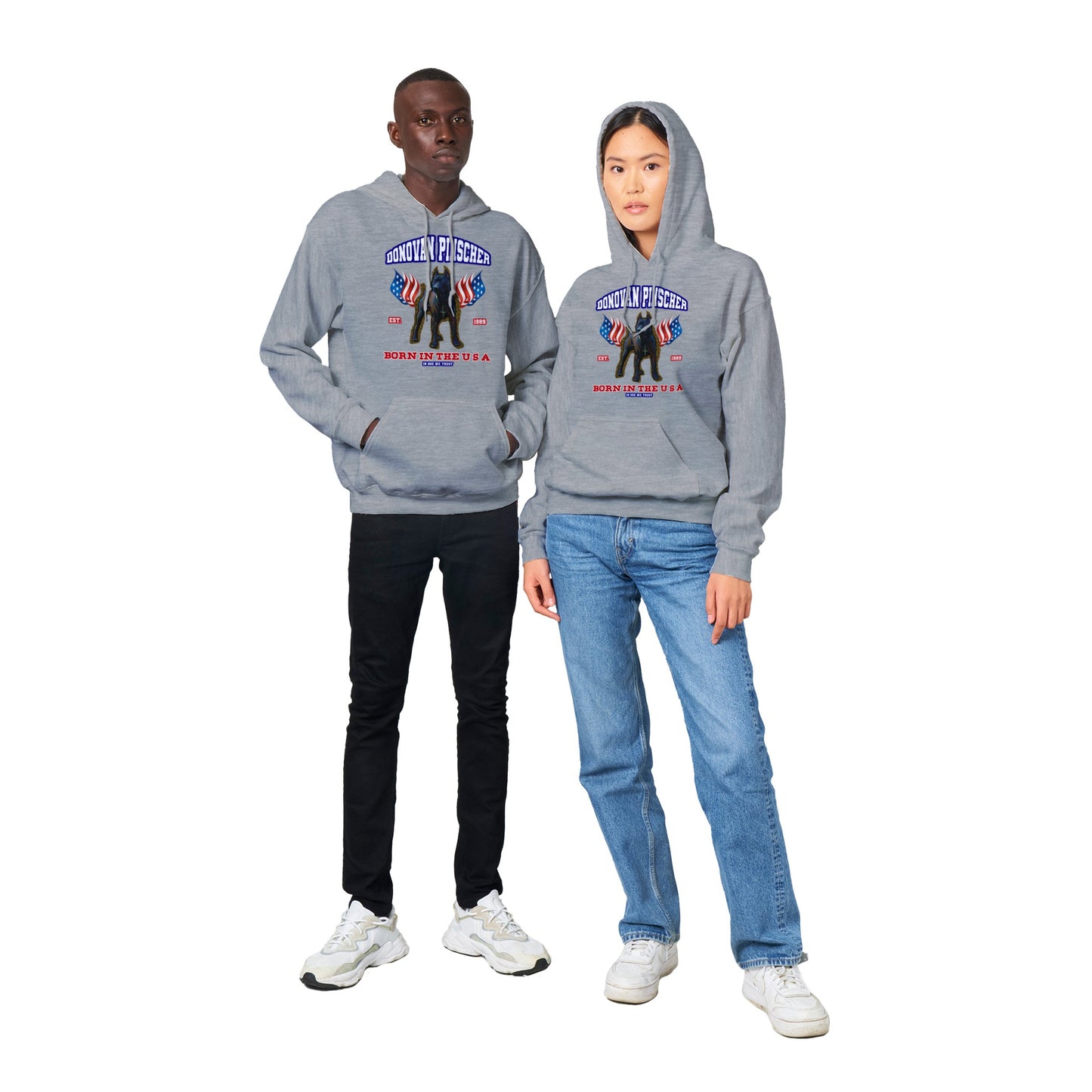 Donovan Pinscher UDPCA K-9, Classic Unisex Pullover Hoodie