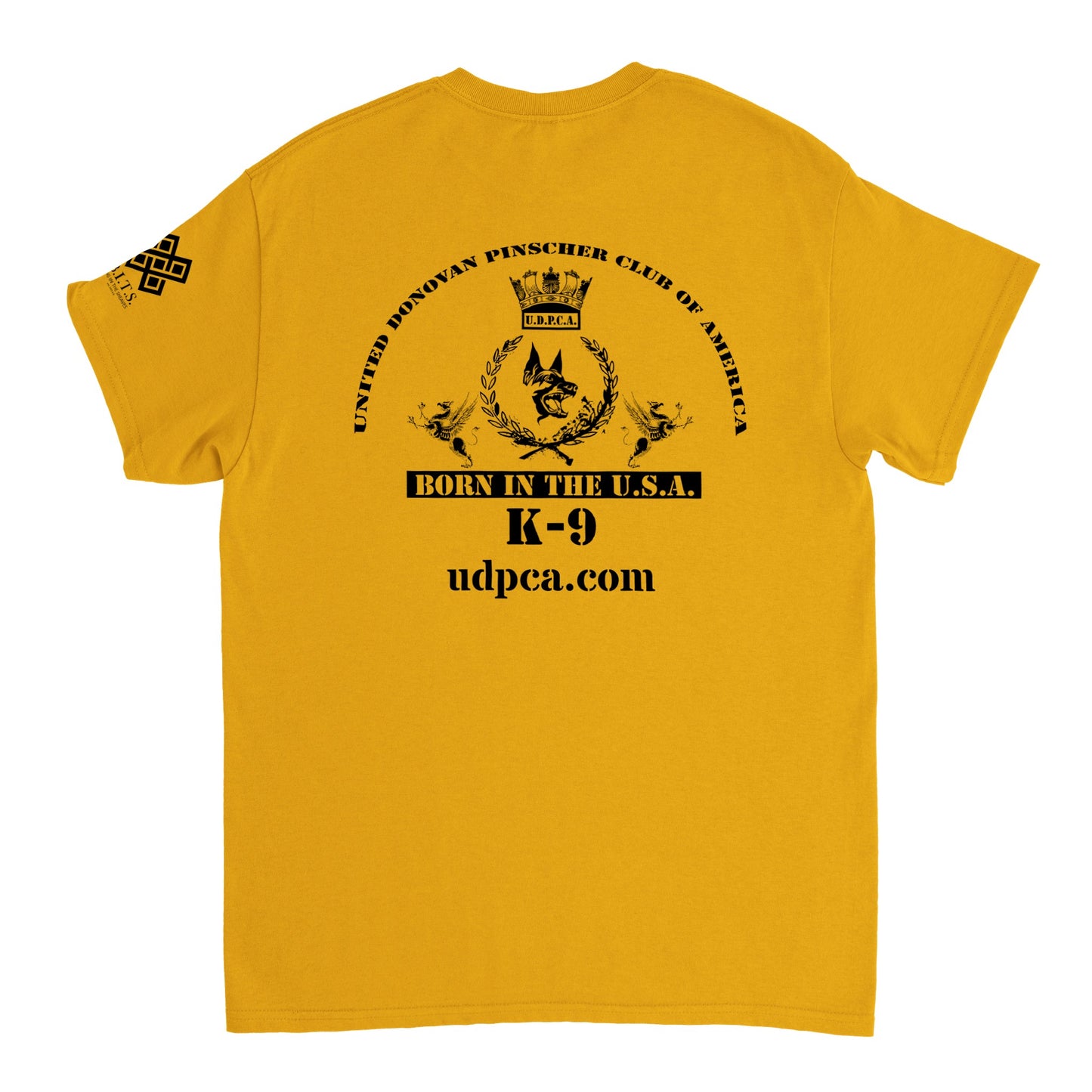 Original Donovan Pinscher Classic Logo, Heavyweight Unisex Crewneck T-shirt