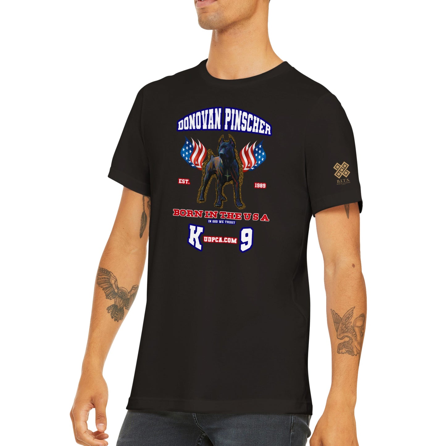 Donovan Pinscher UDPCA K-9, Classic Unisex Crewneck T-shirt