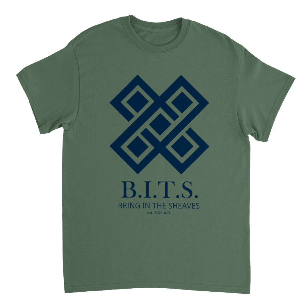 B.I.T.S. Logo, Heavyweight Unisex Crewneck T-shirt