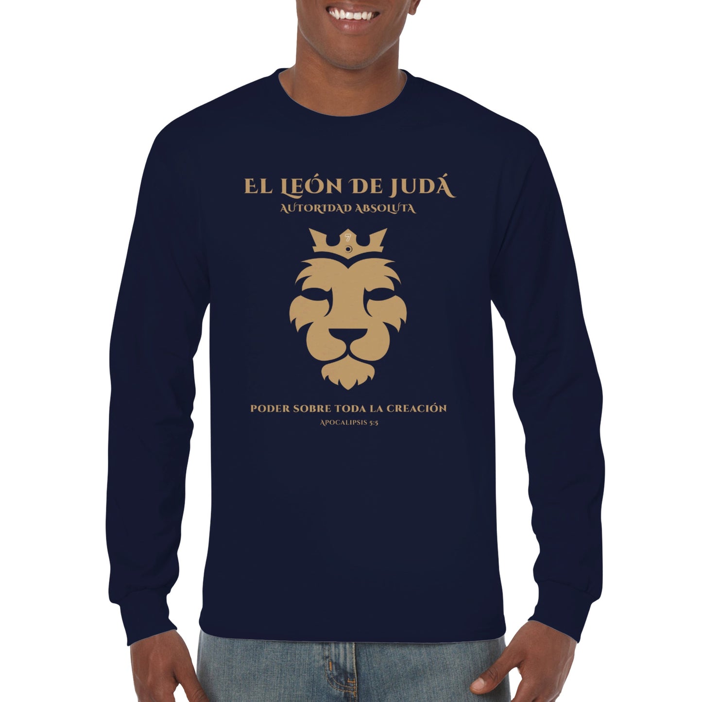 Leon de Juda, Camiseta Manga Larga Clasica Unisexo