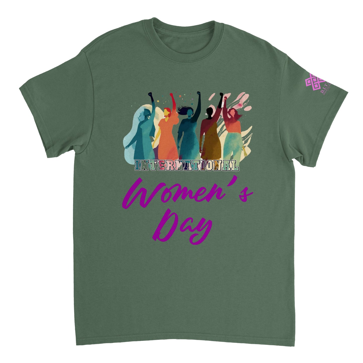 International Women's Day, Heavyweight Unisex Crewneck T-shirt