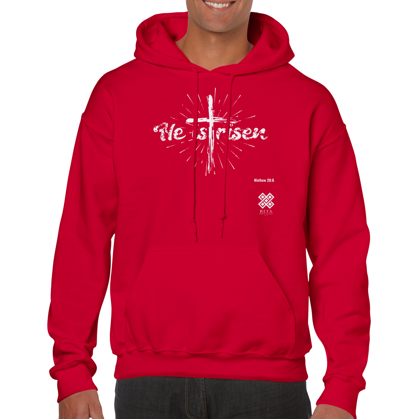 HE IS Risen, Classic Unisex Pullover Hoodie