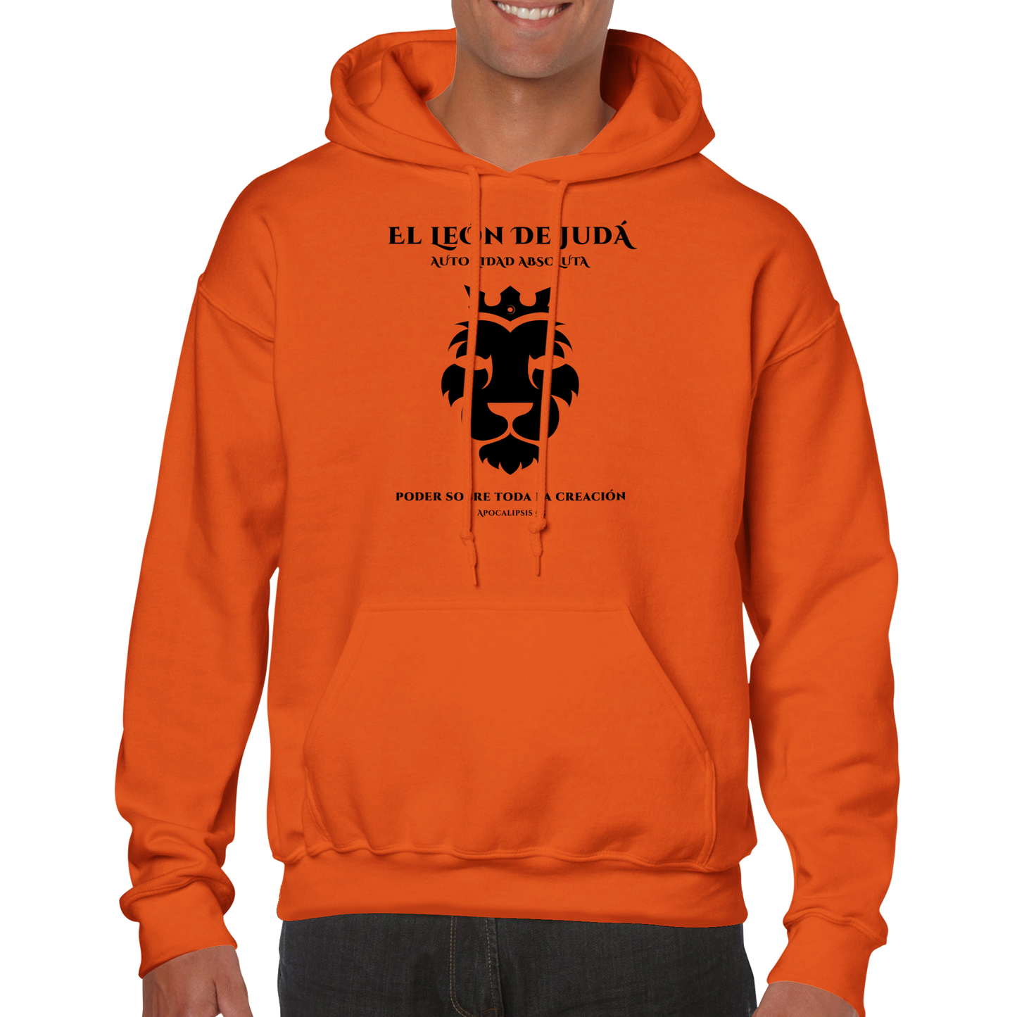 Leon De Juda, Sudadera con Capucha Clasica - Unisexo