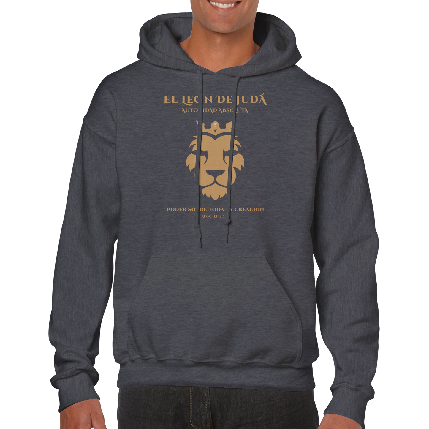 Leon De Juda, Sudadera con Capucha Clasica - Unisexo