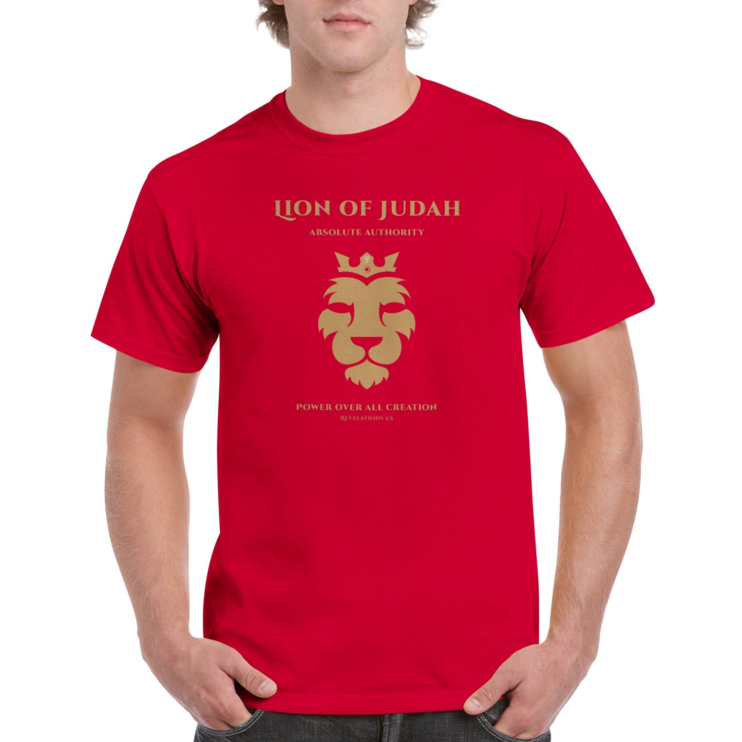 Lion of Judah, Heavyweight Unisex Crewneck T-shirt