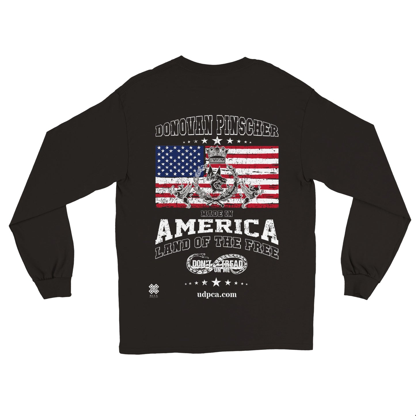 Donovan Pinscher American Made Classic Crest, Classic Unisex Longsleeve T-shirt