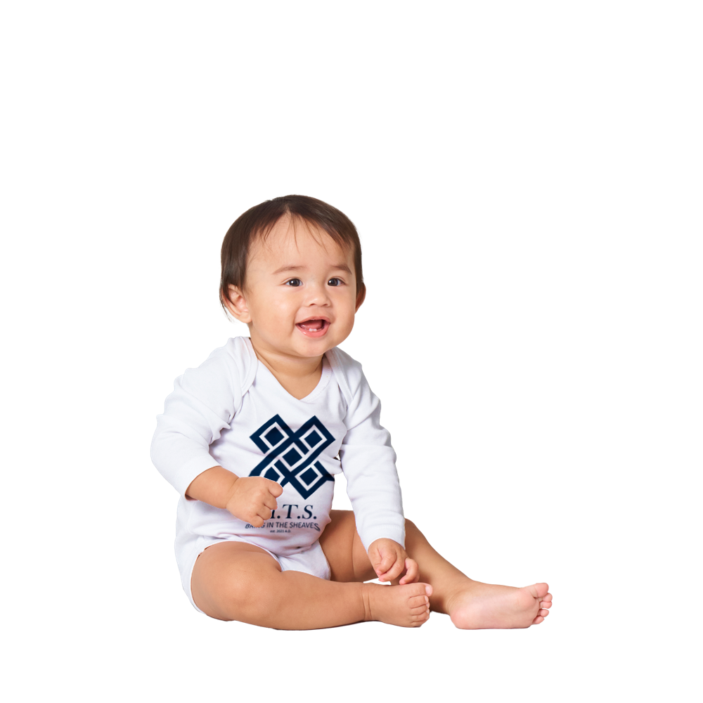 B.I.T.S. Logo, Classic Baby Long Sleeve Onesies