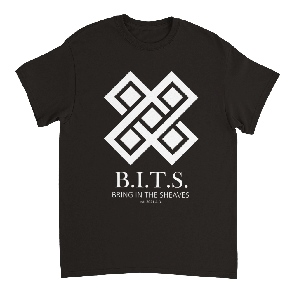 B.I.T.S. Logo, Heavyweight Unisex Crewneck T-shirt