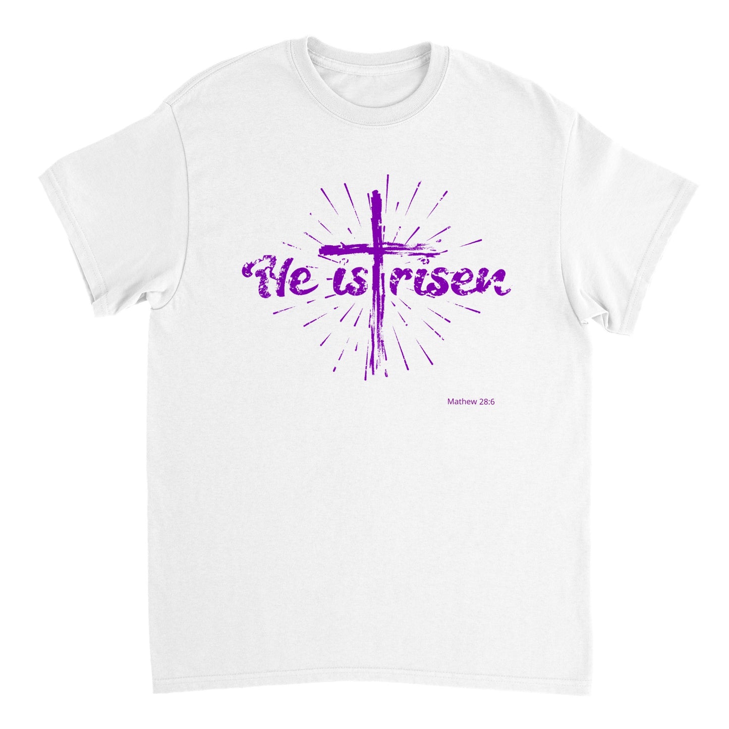 HE IS Risen, Heavyweight Unisex Crewneck T-shirt