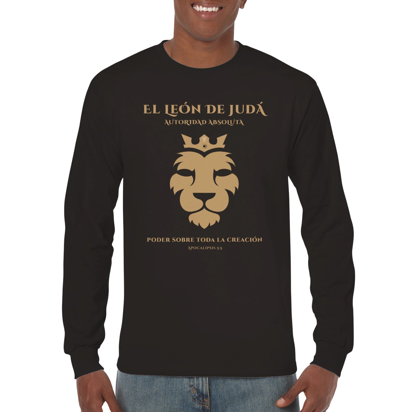 Leon de Juda, Camiseta Manga Larga Clasica Unisexo