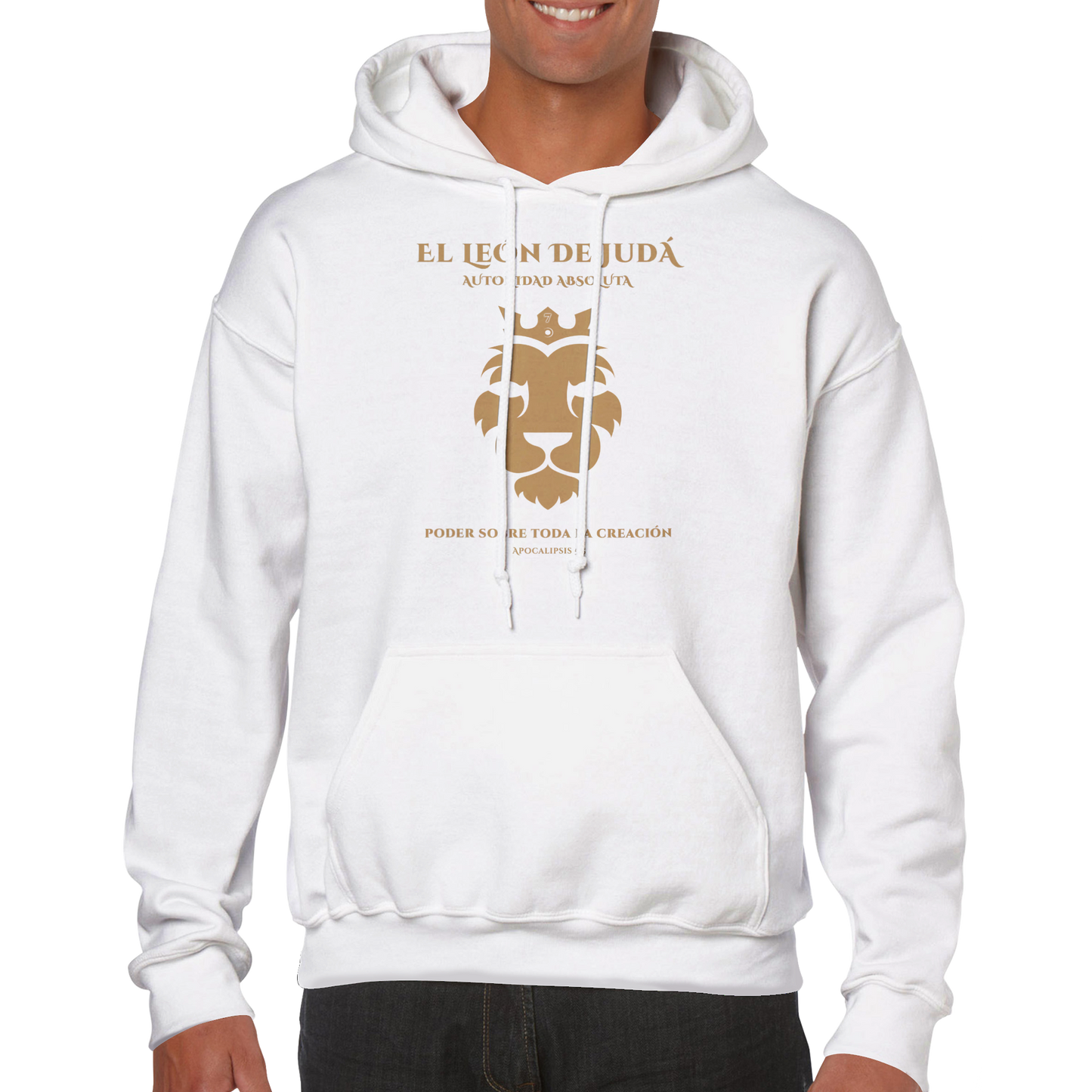 Leon De Juda, Sudadera con Capucha Clasica - Unisexo