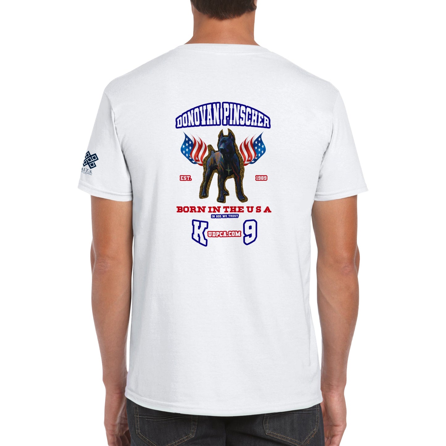 Donovan Pinscher UDPCA K-9, Classic Unisex Crewneck T-shirt