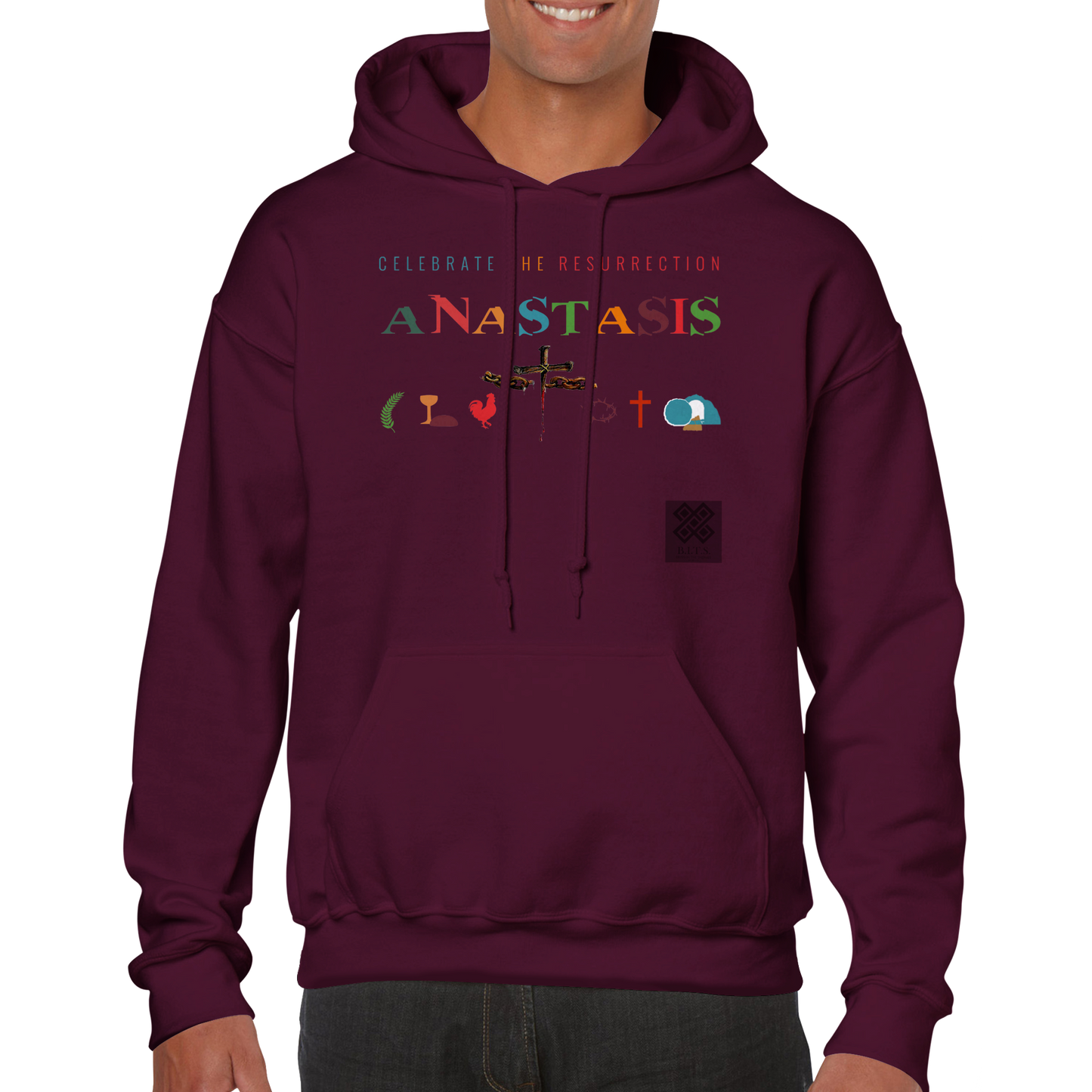 Anastasis Celebrate the Resurrection, Classic Unisex Pullover Hoodie
