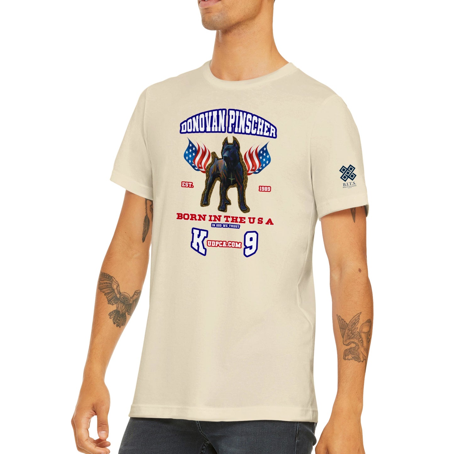 Donovan Pinscher UDPCA K-9, Classic Unisex Crewneck T-shirt