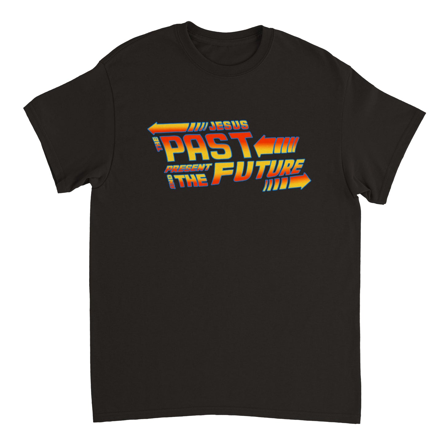 Jesus - The Past, Present & The Future, Heavyweight Unisex Crewneck T-shirt
