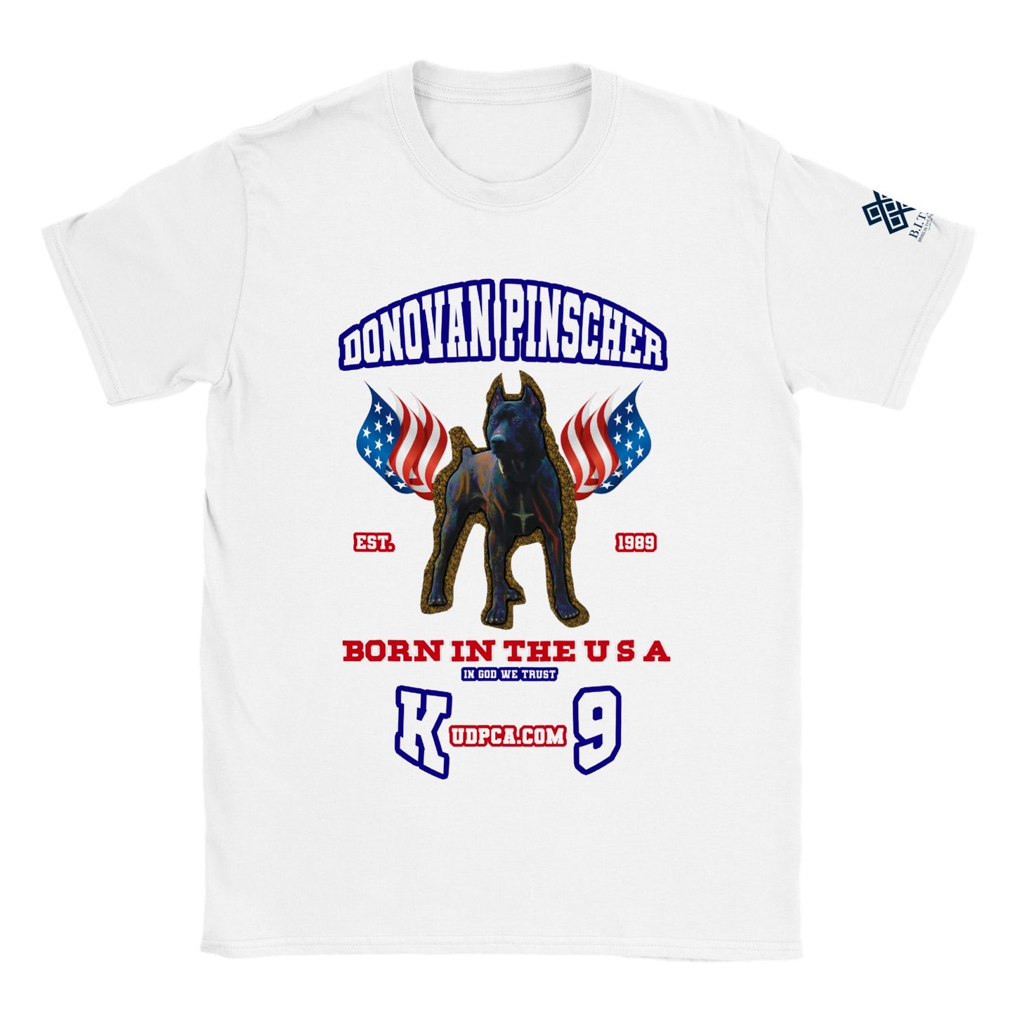 Donovan Pinscher UDPCA K-9, Classic Unisex Crewneck T-shirt