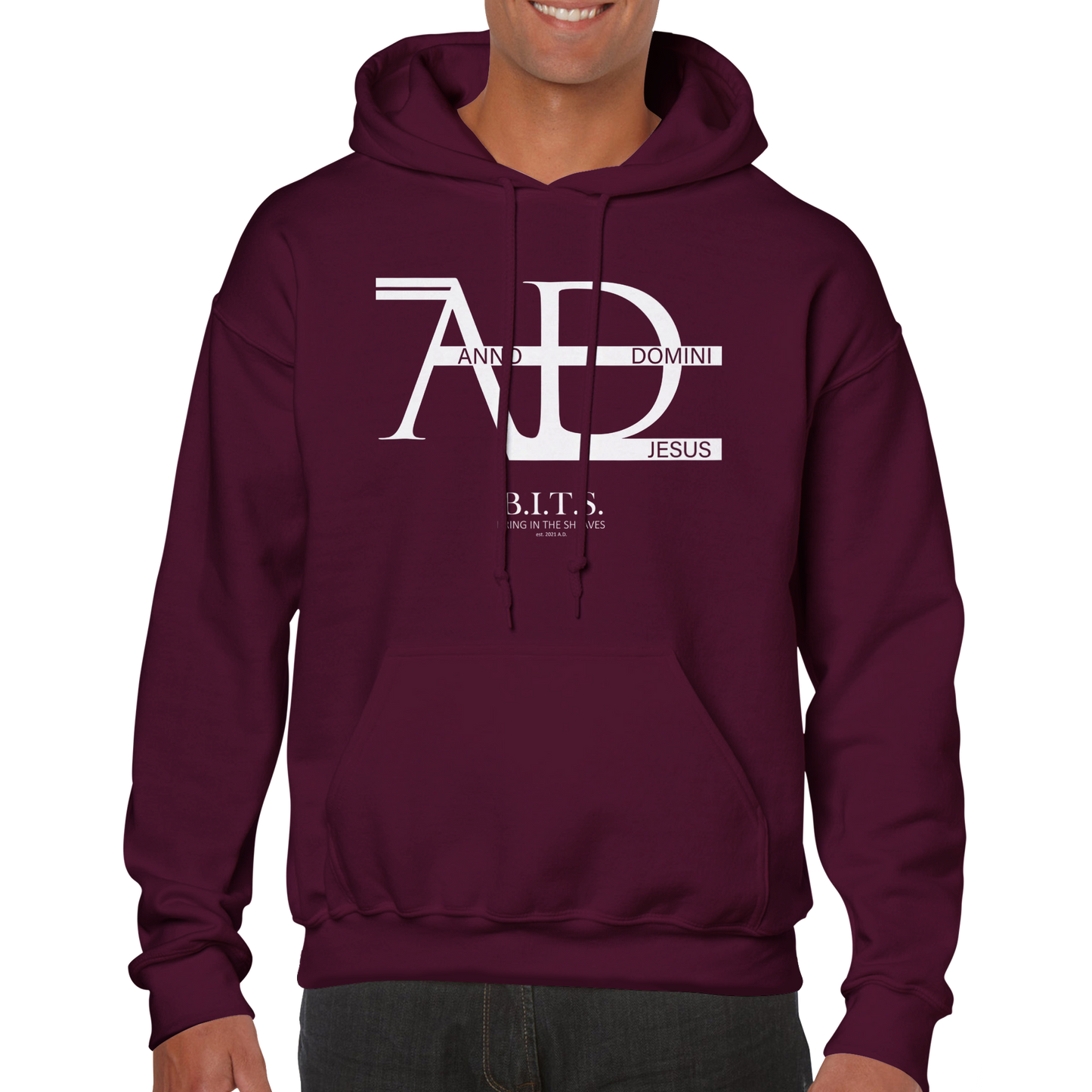 Anno Domini Jesus, Classic Unisex Pullover Hoodie
