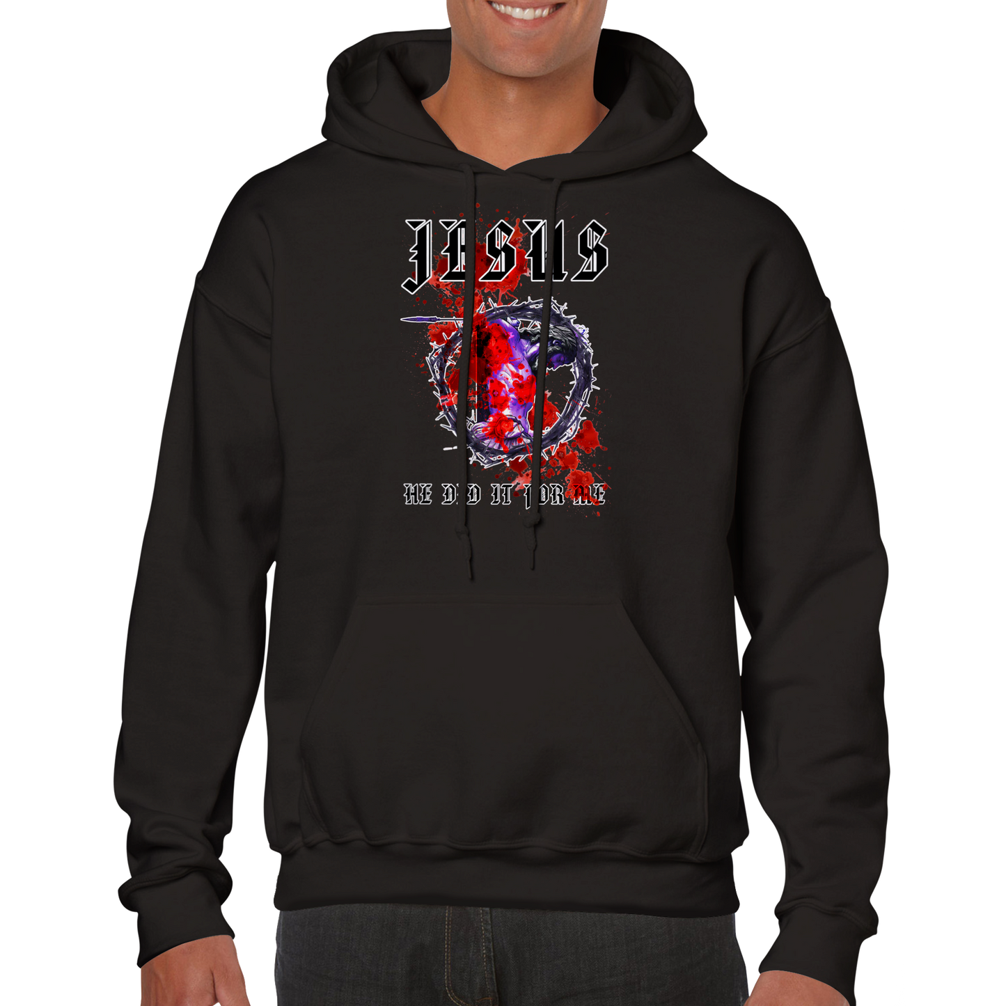 JESUS Did IT For Me, Classic Unisex Pullover Hoodie