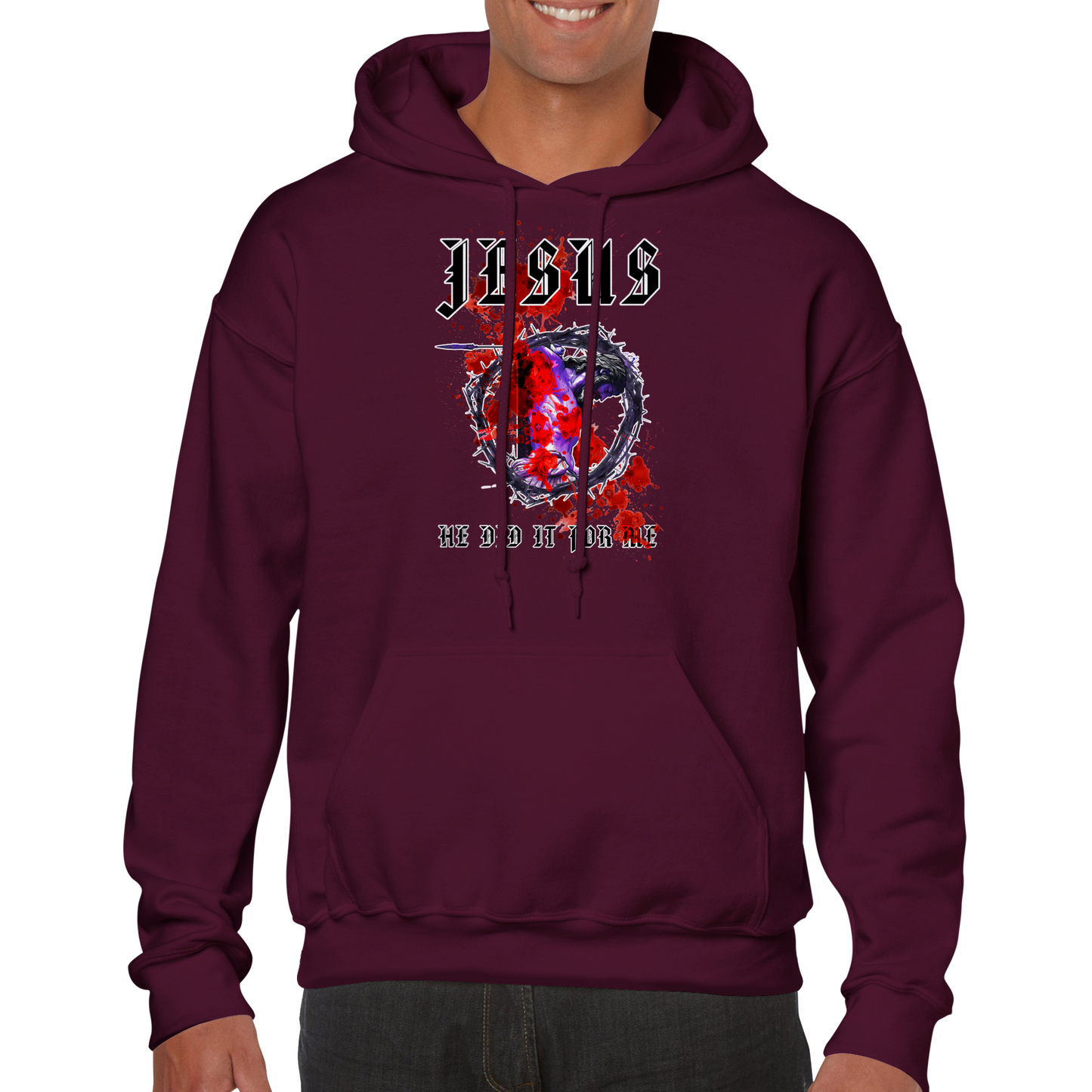 JESUS Did IT For Me, Classic Unisex Pullover Hoodie