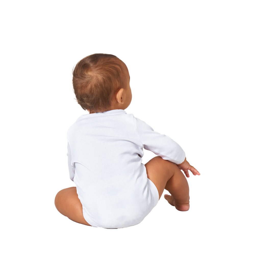 B.I.T.S. Logo, Classic Baby Long Sleeve Onesies