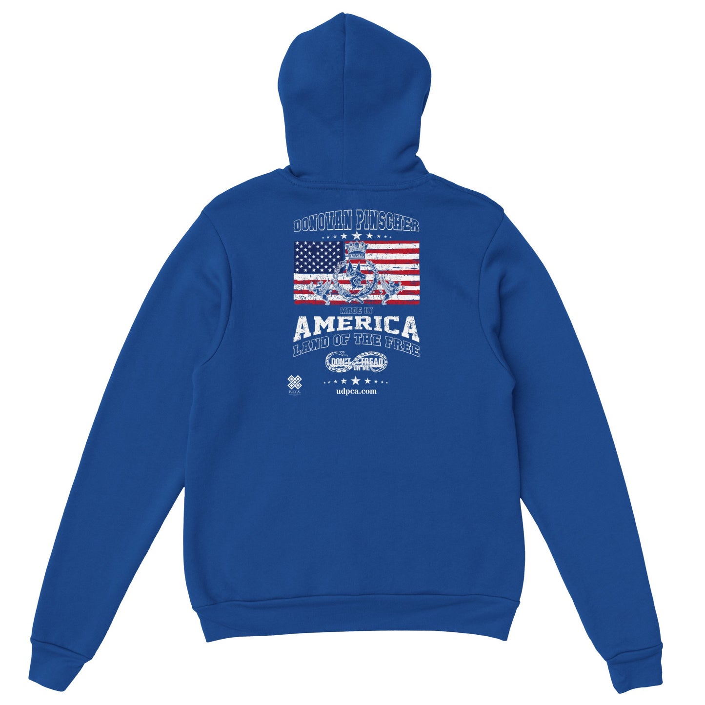 Donovan Pinscher American Made Classic Crest, Classic Unisex Pullover Hoodie
