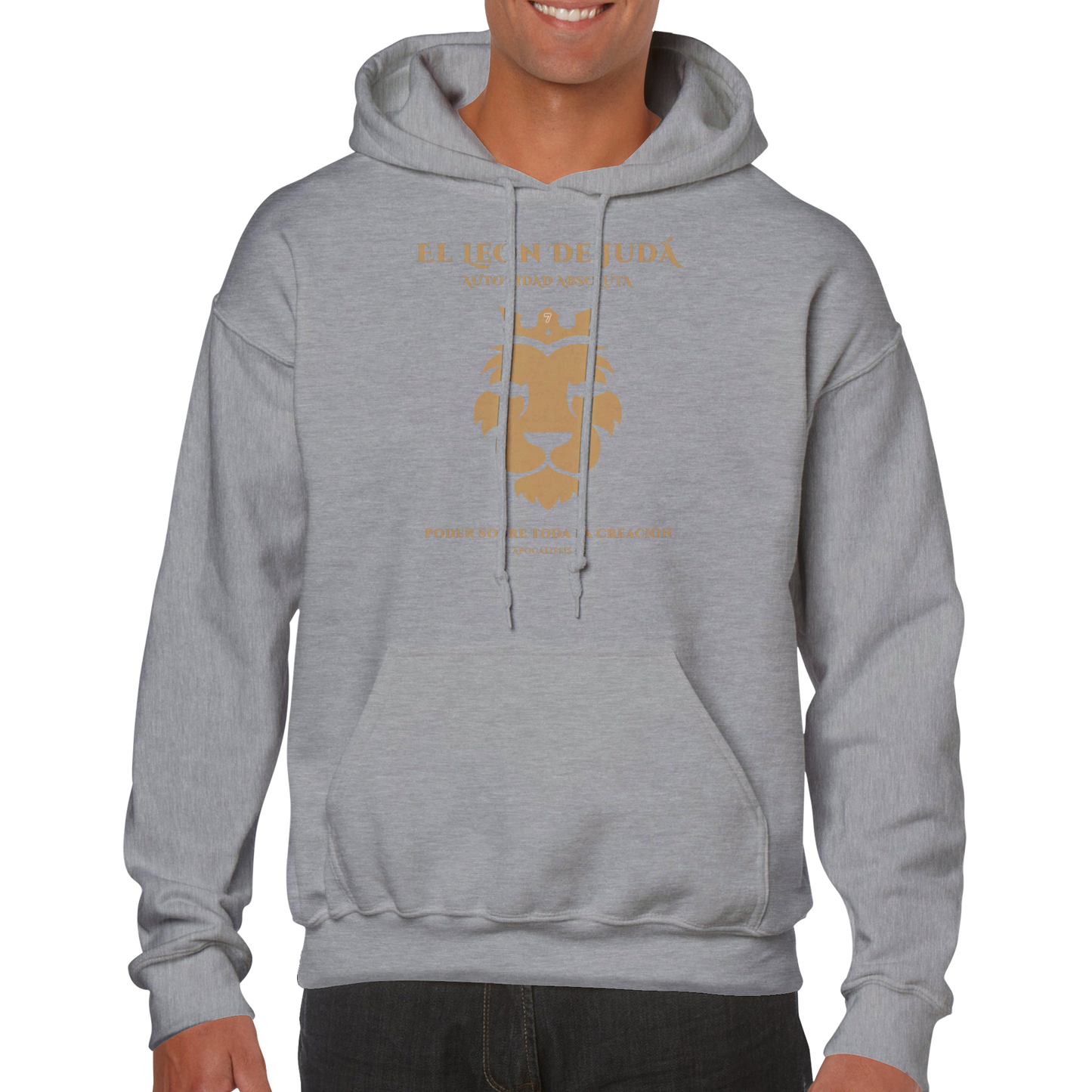 Leon De Juda, Sudadera con Capucha Clasica - Unisexo